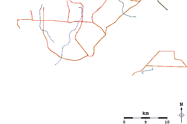Routes et rivières à proximité Cyrils and Big Left
