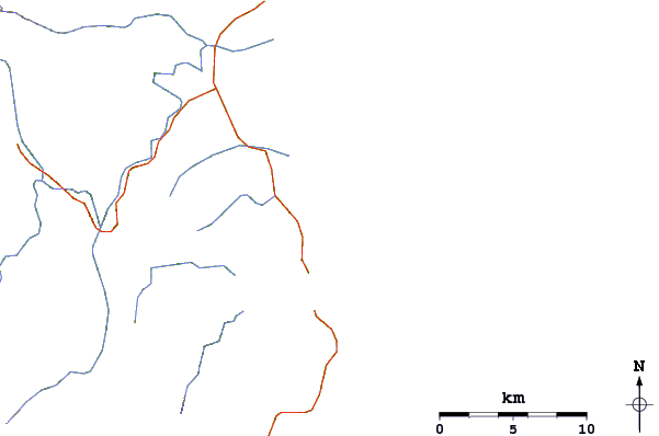 Routes et rivières à proximité Dalmeny Point