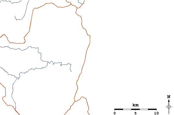 Routes et rivières à proximité Dark Hollow