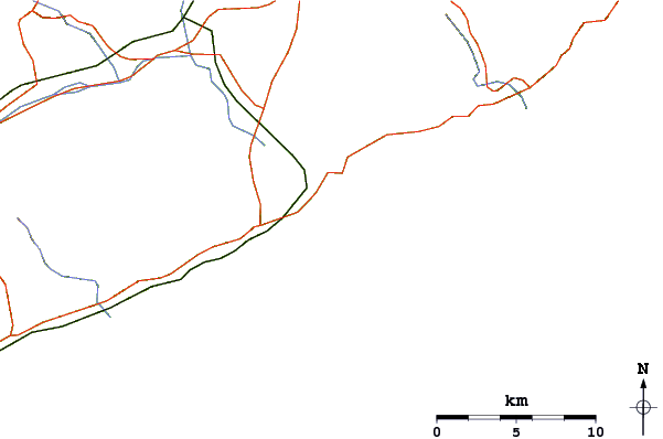 Routes et rivières à proximité Desembocadura del Tordera