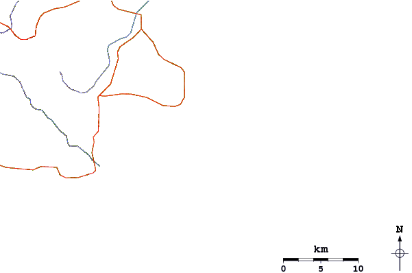 Routes et rivières à proximité Destiladeros