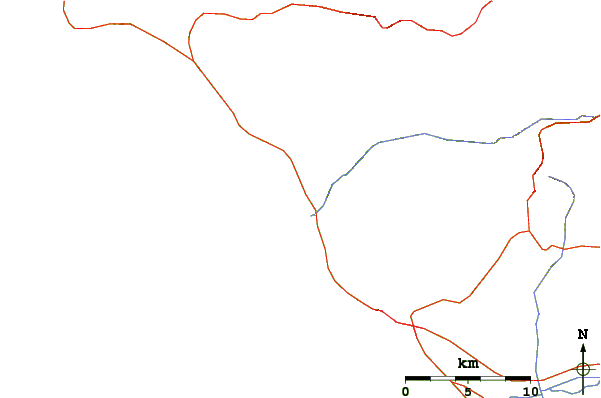 Routes et rivières à proximité Devil's Rock