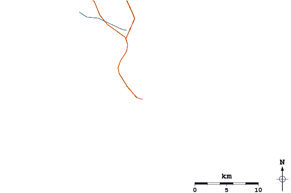 Routes et rivières à proximité Dias Beach