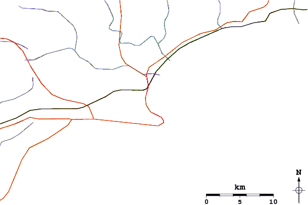Routes et rivières à proximité Ding Dangs