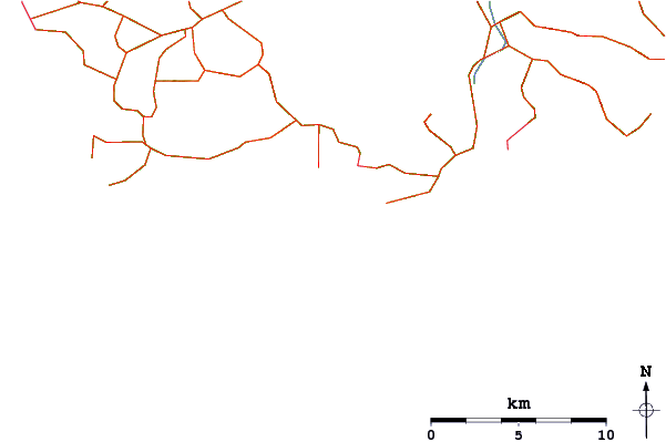 Routes et rivières à proximité Dinner Plates