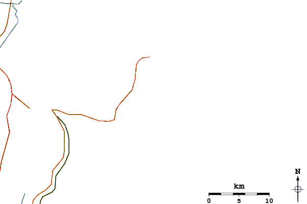 Routes et rivières à proximité Dinos Left