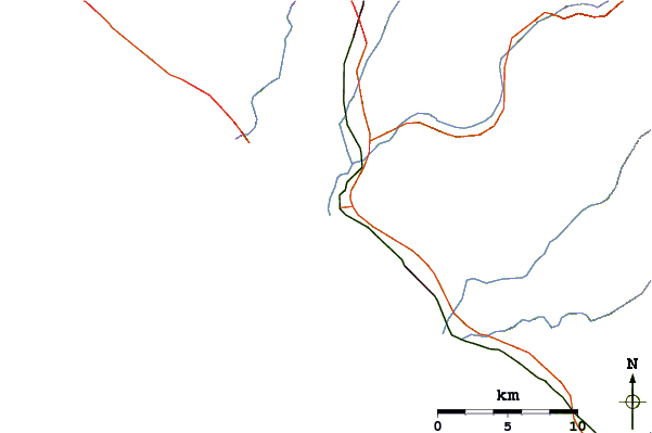Routes et rivières à proximité Doheney Beach