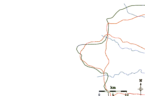 Routes et rivières à proximité Domes (Rincon)