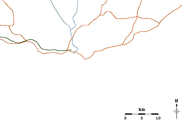 Routes et rivières à proximité Dondra