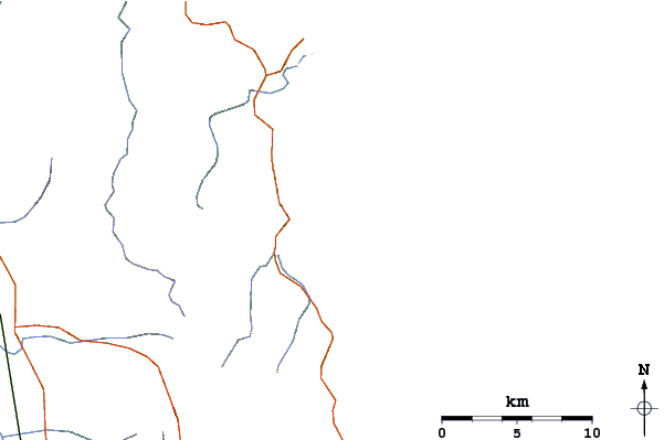 Routes et rivières à proximité Donut Island