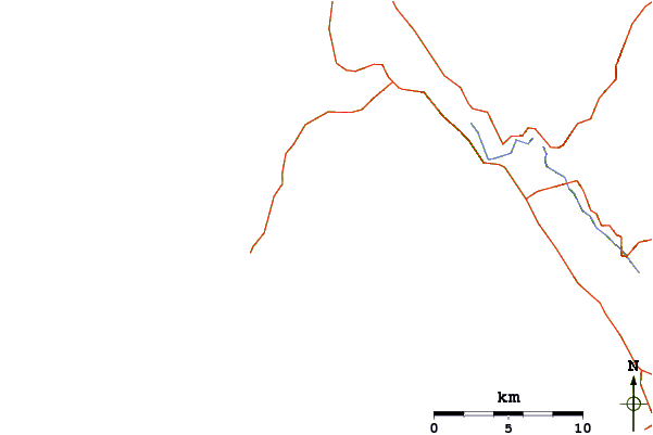 Routes et rivières à proximité Drakes Estero