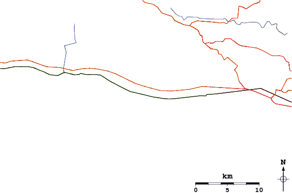 Routes et rivières à proximité Driftwoods