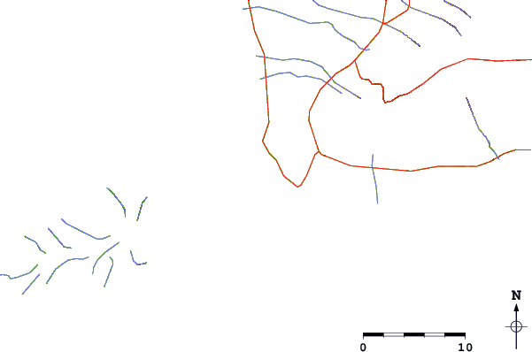 Routes et rivières à proximité Dumps