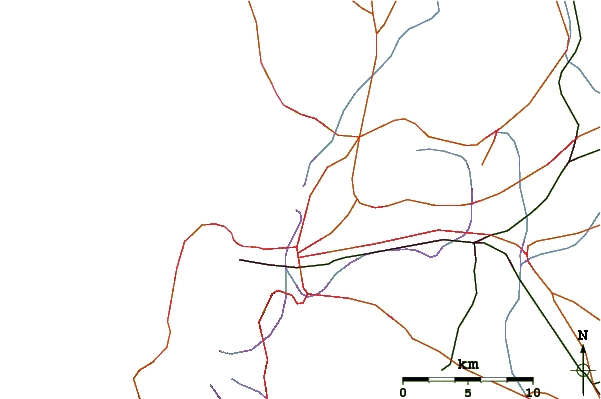 Routes et rivières à proximité Dumps