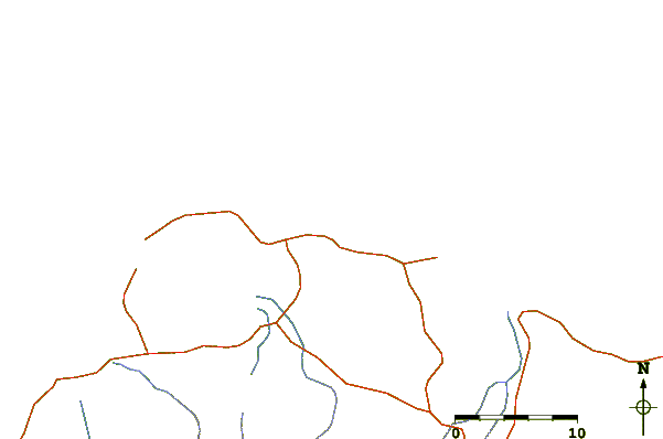 Routes et rivières à proximité Dunas de Taroa