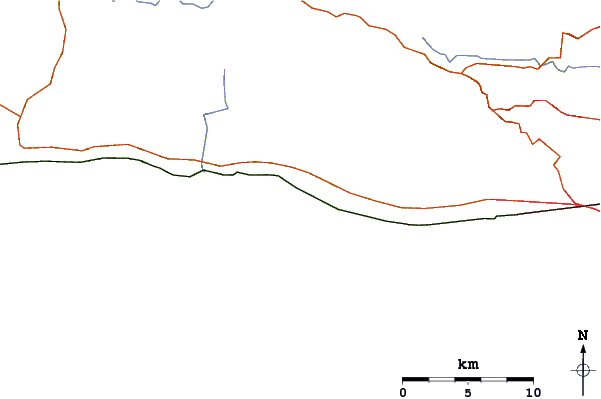 Routes et rivières à proximité ED's