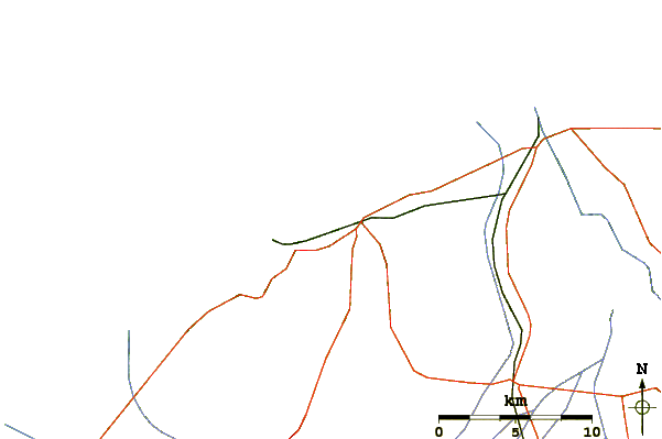 Routes et rivières à proximité East End and The Gap