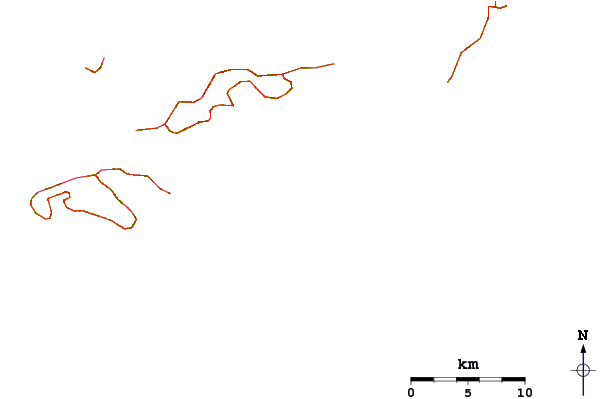 Routes et rivières à proximité East Side