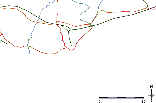 Routes et rivières à proximité Eastbourne