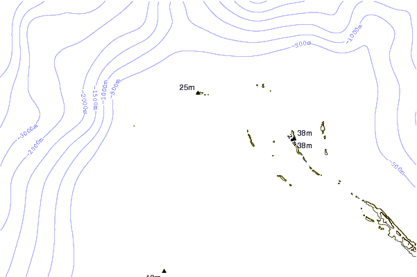 Littoral autour Egg Island