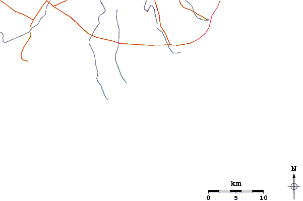 Routes et rivières à proximité Ekas-Inside