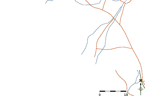 Routes et rivières à proximité El Brujo