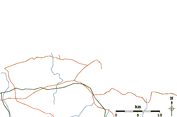 Routes et rivières à proximité El Brusco