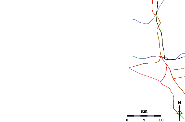 Routes et rivières à proximité El Cabezo