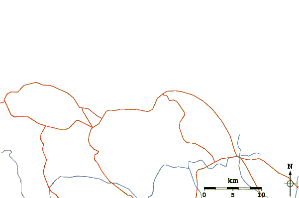 Routes et rivières à proximité El Canal
