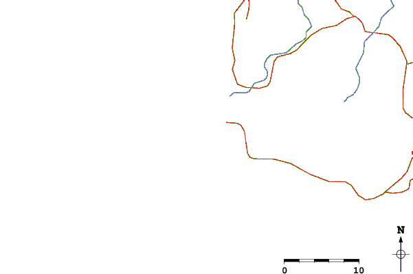 Routes et rivières à proximité El Loco