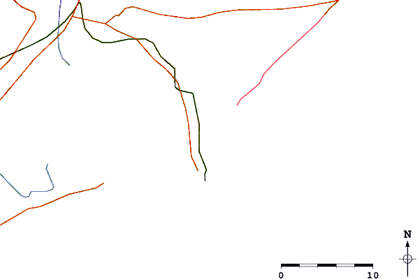 Routes et rivières à proximité El Morro de la Virgen