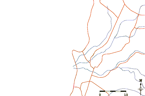 Routes et rivières à proximité El Muelle
