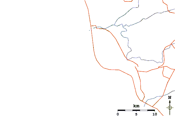 Routes et rivières à proximité El Paso
