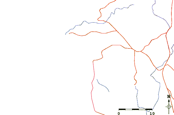 Routes et rivières à proximité El Tecuan