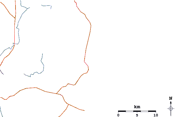 Routes et rivières à proximité Elim