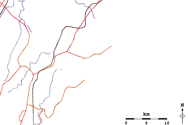 Routes et rivières à proximité Elouera (Cronulla)