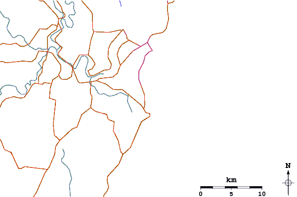 Routes et rivières à proximité Evans Head-Airforce Beach