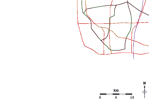 Routes et rivières à proximité Exiles