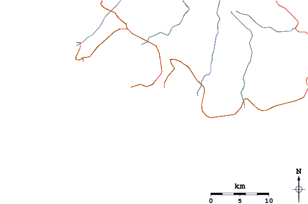 Routes et rivières à proximité Fast Lefts