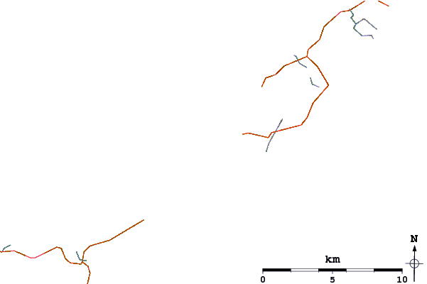 Routes et rivières à proximité Feall Bay (Coll)