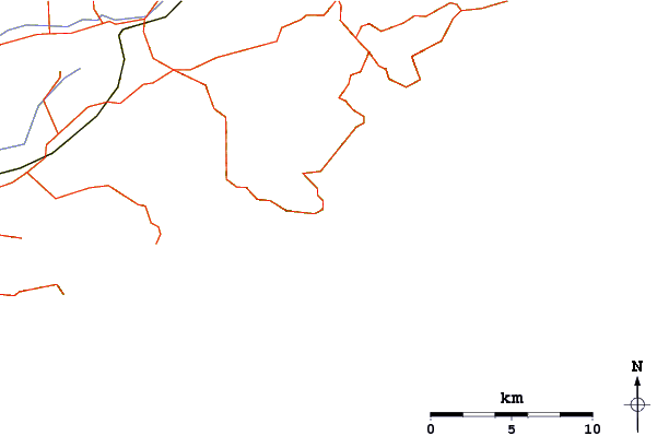 Routes et rivières à proximité Fields