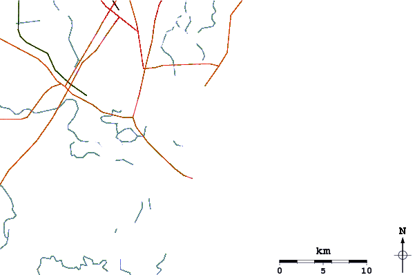 Routes et rivières à proximité 5th and 7th Streets