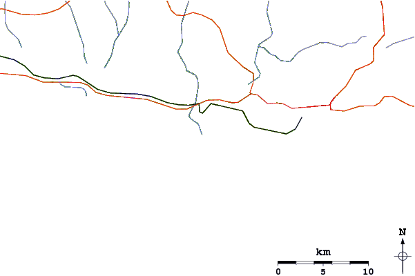 Routes et rivières à proximité Fish Boma