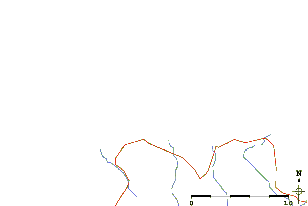 Routes et rivières à proximité Five Finger Strand