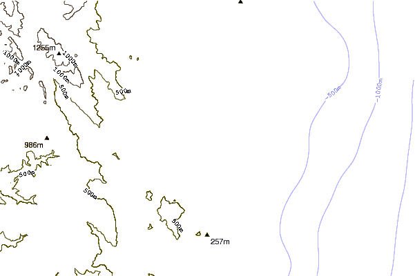Littoral autour Foddini