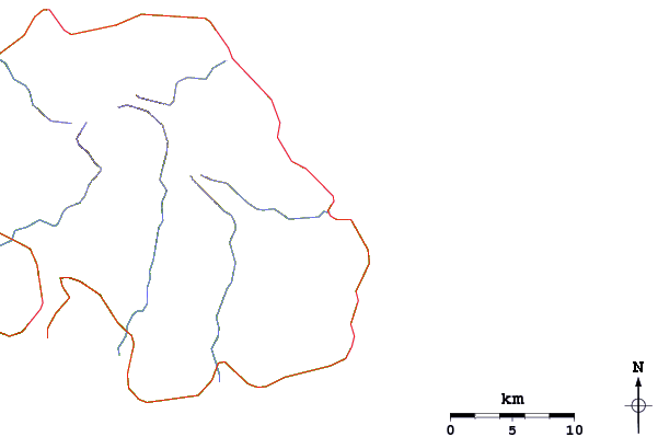 Routes et rivières à proximité Forari Mine Lefts and Rights