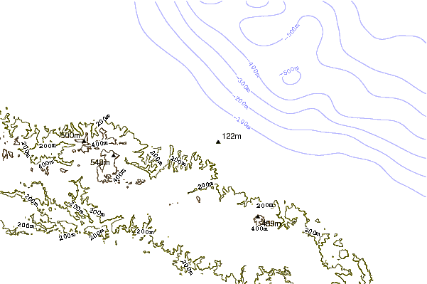 Littoral autour Forok Point