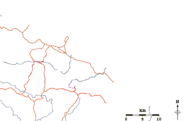 Routes et rivières à proximité Forok Point