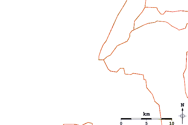 Routes et rivières à proximité Fort. Ebey