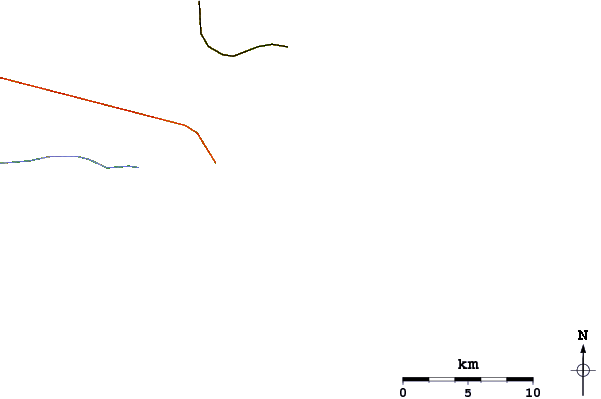 Routes et rivières à proximité Fort Fisher